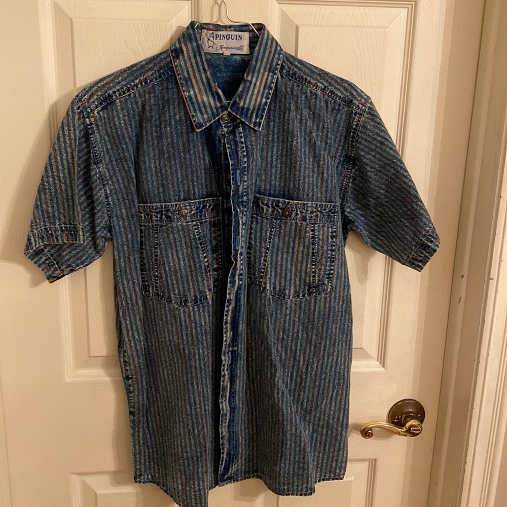 Blue Pinguin button down M